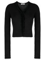 b+ab cardigan orné de plumes à col v - Noir