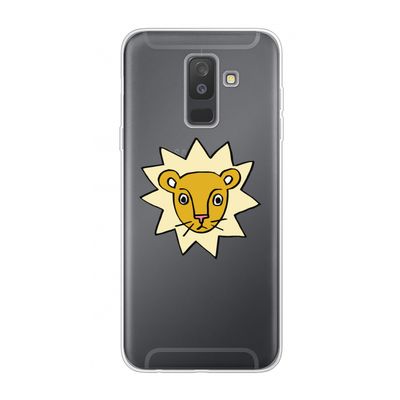 Kleine leeuw: Samsung Galaxy A6 Plus (2018) Transparant Hoesje
