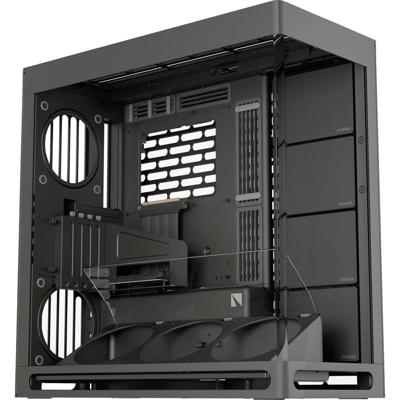HAVN HAVN HS 420 VGPU PC-Gehäuse, Midi-Tower, E-ATX, Tempered Glass, PCIe 5.0 Riser Midi-tower Behuizing, Gaming-behuizing, PC-behuizing Zwart