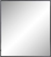 Ben Oblon spiegel met LED verlichting en anti-condens 90x80 cm Mat Zwart - thumbnail