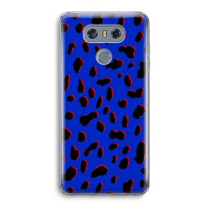 Blue Leopard: LG G6 Transparant Hoesje