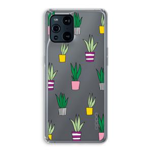 Sanseveria: Oppo Find X3 Pro Transparant Hoesje