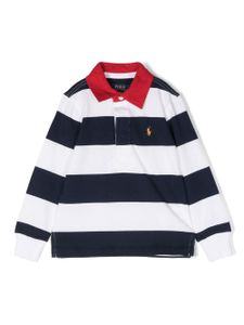 POLO RALPH LAUREN KIDS polo à motif Polo Pony - Bleu