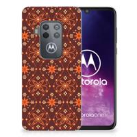 Motorola One Zoom | TPU bumper | Batik Brown