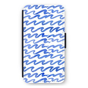 Blauwe golven: iPhone 12 mini Flip Hoesje