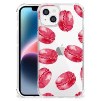 Apple iPhone 14 Plus Beschermhoes Pink Macarons