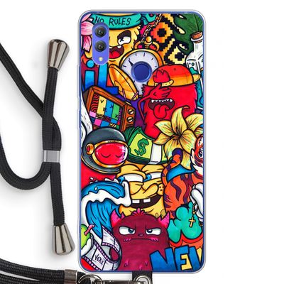 No Rules: Honor Note 10 Transparant Hoesje met koord