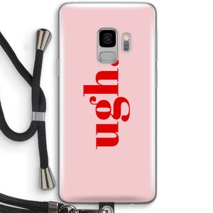 Ugh: Samsung Galaxy S9 Transparant Hoesje met koord