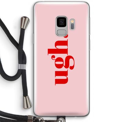 Ugh: Samsung Galaxy S9 Transparant Hoesje met koord