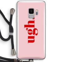 Ugh: Samsung Galaxy S9 Transparant Hoesje met koord