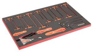 Bahco Foaminlay Fit&Go 40" met schroevendraaiers | T-greep | verstelbare koevoeten | voelermaatjes | 21-delig - FF1B09LM