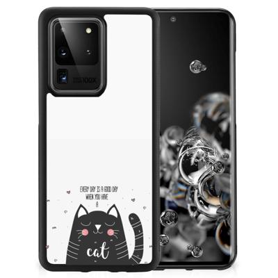 Samsung Galaxy S20 Ultra | Bumper Hoesje | Cat Good Day