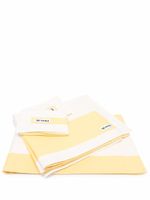 Sunnei draps bicolores en coton - Jaune