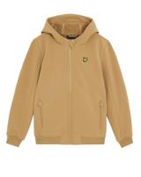 Lyle & Scott winter softshell jas jongens - bruin - capuchon
