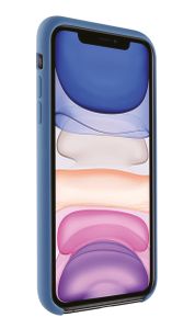 Vivanco HCVVIPH11BL Backcover Apple iPhone 11 Blauw Inductieve lading, Stootbestendig, Waterafstotend