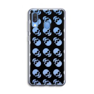 Musketon Skulls: Samsung Galaxy A40 Transparant Hoesje