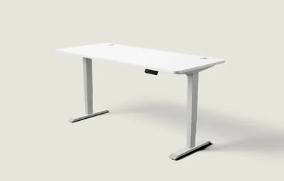 Desktronic HomePro bureau Grijs / Wit / 180x80 cm