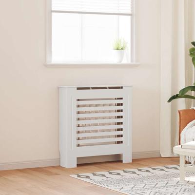 Radiatorombouw 78 cm MDF wit
