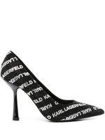 Karl Lagerfeld escarpins Pandara II 105 mm - Noir