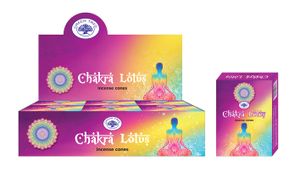 Green Tree Wierook Kegel Chakra Lotus (12 pakjes)