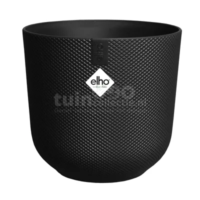Elho Bloempot Jazz Rond Zwart Ø26cm