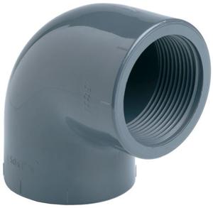 Aquaforte Knie 90º 1½ inch Binnendraad - PVC Hoekstuk voor Vijver Structuur & Duurzame Waterflow