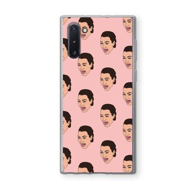 Ugly Cry Call: Samsung Galaxy Note 10 Transparant Hoesje