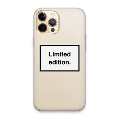 Limited edition: iPhone 13 Pro Max Transparant Hoesje