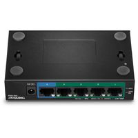 Trendnet TPE-TG52 netwerk-switch Unmanaged Gigabit Ethernet (10/100/1000) Power over Ethernet (PoE) Zwart - thumbnail