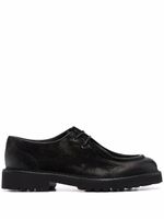 Doucal's chaussures en cuir à lacets - Noir