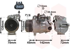 Van Wezel Airco compressor 3000K682