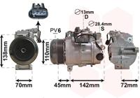 Van Wezel Airco compressor 3000K682 - thumbnail