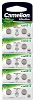 Camelion batterij lr44/d357/v13ga/ag13 kaart a 10 stuks
