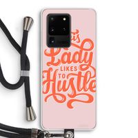 Hustle Lady: Samsung Galaxy S20 Ultra Transparant Hoesje met koord