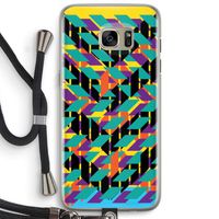 Skew Bee 1: Samsung Galaxy S7 Edge Transparant Hoesje met koord
