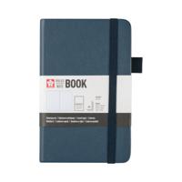 Notitieboek sakura pocket lijn donker indigo | 3 stuks