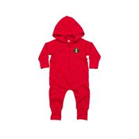 All-in-one baby onesie - FR - Wat gaan we doen vandaag - logo links