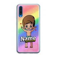 Chibi Maker man: Samsung Galaxy A50 Transparant Hoesje