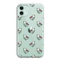 Vogeltjes: iPhone 11 Transparant Hoesje