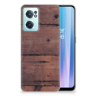 OnePlus Nord CE 2 5G | Bumper Hoesje | Old Wood