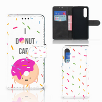 Huawei P30 Book Cover Donut Roze - thumbnail