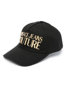 Versace Jeans Couture casquette en coton à plaque logo - Noir