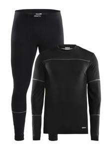Craft Baselayer Set Heren Thermoset Black/Granite S
