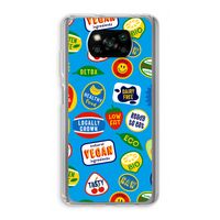 Fruitsticker: Xiaomi Poco X3 NFC Transparant Hoesje