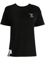 Musium Div. t-shirt en coton à motif brodé - Noir