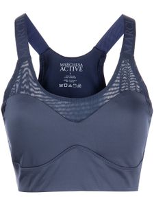 Marchesa brassière de sport Olivia - Bleu