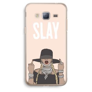 Slay All Day: Samsung Galaxy J3 (2016) Transparant Hoesje