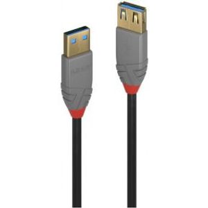 Lindy 36761 USB-kabel 1 m USB 3.2 Gen 1 (3.1 Gen 1) USB A Zwart