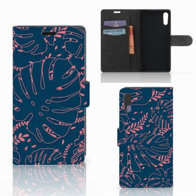Sony Xperia XZ | Sony Xperia XZs Hoesje Palm Leaves | Portemonnee hoesje
