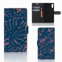Sony Xperia XZ | Sony Xperia XZs Hoesje Palm Leaves | Portemonnee hoesje